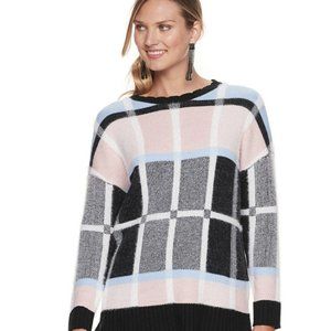 NWT ELLE soft knit crew neck sweater soft comfortable
